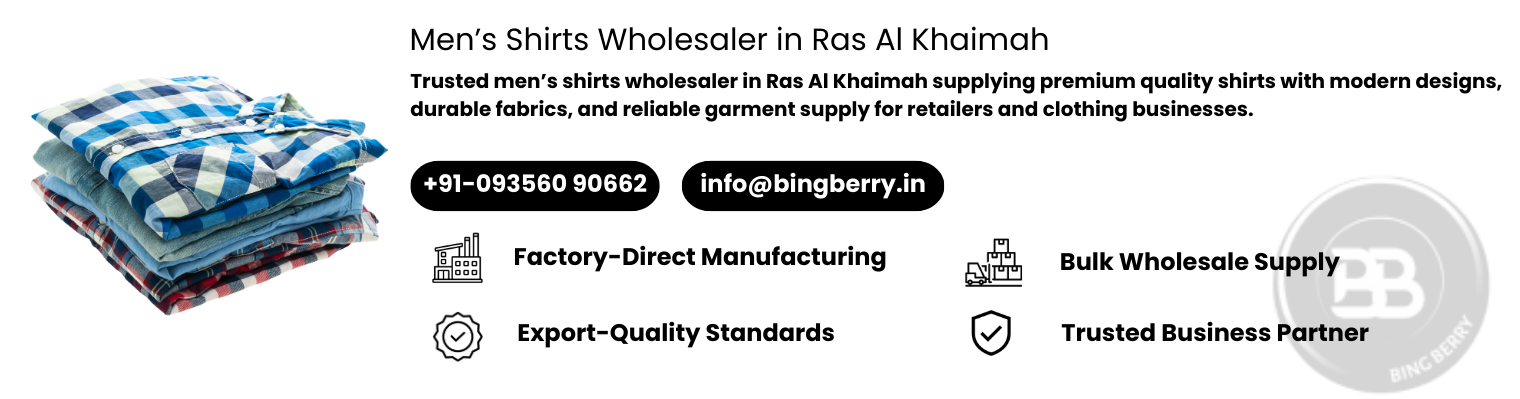 Mens Shirts Wholesaler in Ras Al Khaimah premium mens shirts collection